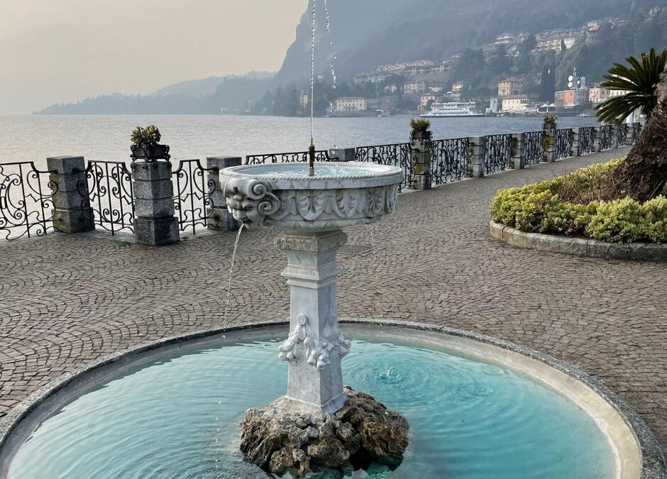 Fontana lago di Menaggio